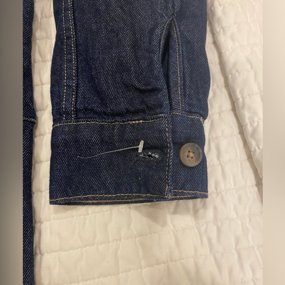 NWOT Free people denim car coat - Picture 9 of 10